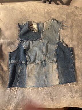 Zara denim top